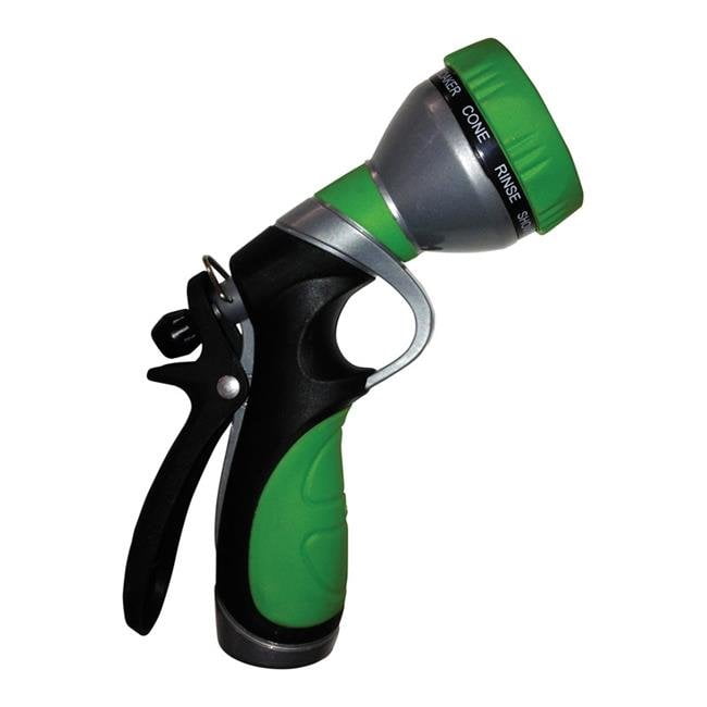 Rugg 7690142 Green Series 9 Pattern Shower & Stream Metal Sprayer, Pack Of 6