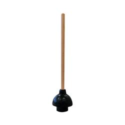 4829057 6 In. Dia. X 18 In. Plunger With Wooden Handle
