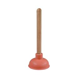 4828927 4 In. Dia. X 9 In. Plunger With Wooden Handle
