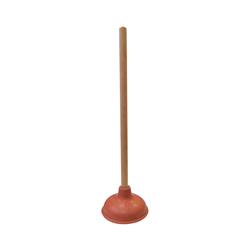 4829230 5 In. Dia. X 18 In. Plunger With Wooden Handle