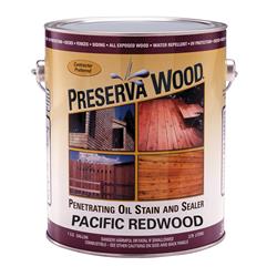 1034362 Transparent Matte Pacific Redwood Oil-based Oil Stain & Sealer, 1 Gal - Pack Of 4