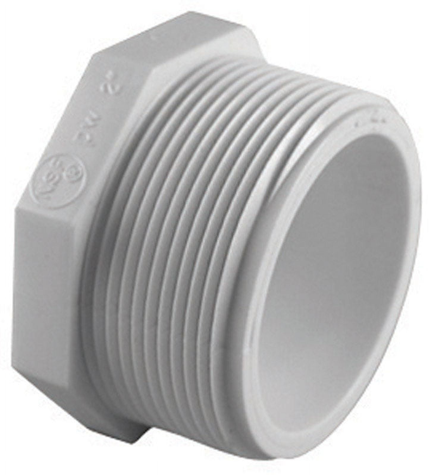 Charlotte Pipe 4007191 Schedule 40 4 In. Mpt X 4 In. Dia. Fpt Pvc Plug