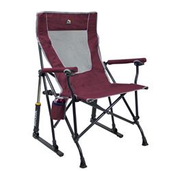 8015006 Maroon Roadtrip Rocker Folding Chair