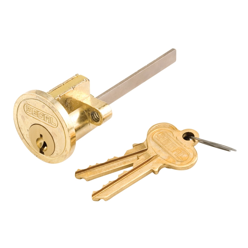 5001293 Brass-plated Zinc Key Lock Cylinder, Keyed Differently
