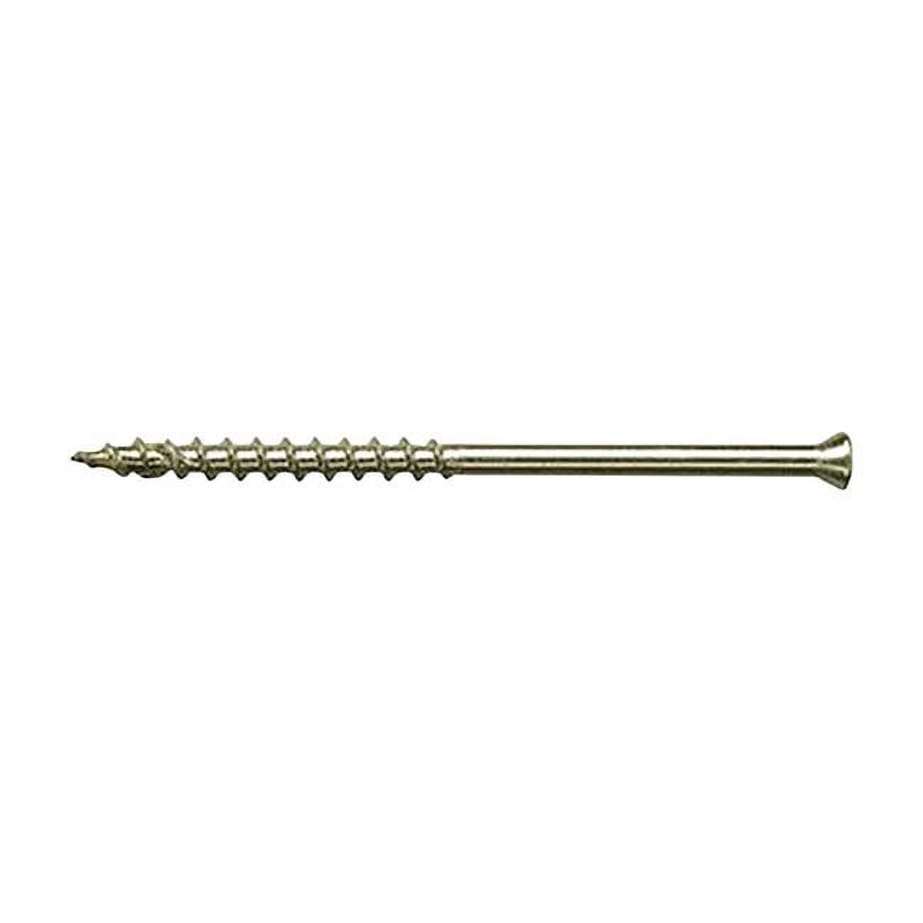 5007673 No. 8 X 3 In. Square Trim Head Stainless Steel Trim Screws, 5 Lbs - Pack Of 6