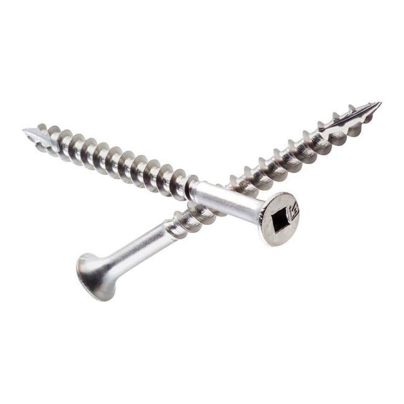 5007756 No. 10 X 3 In. Square Bugle Head Stainless Steel Deck Screws, 1 Lbs - Pack Of 12