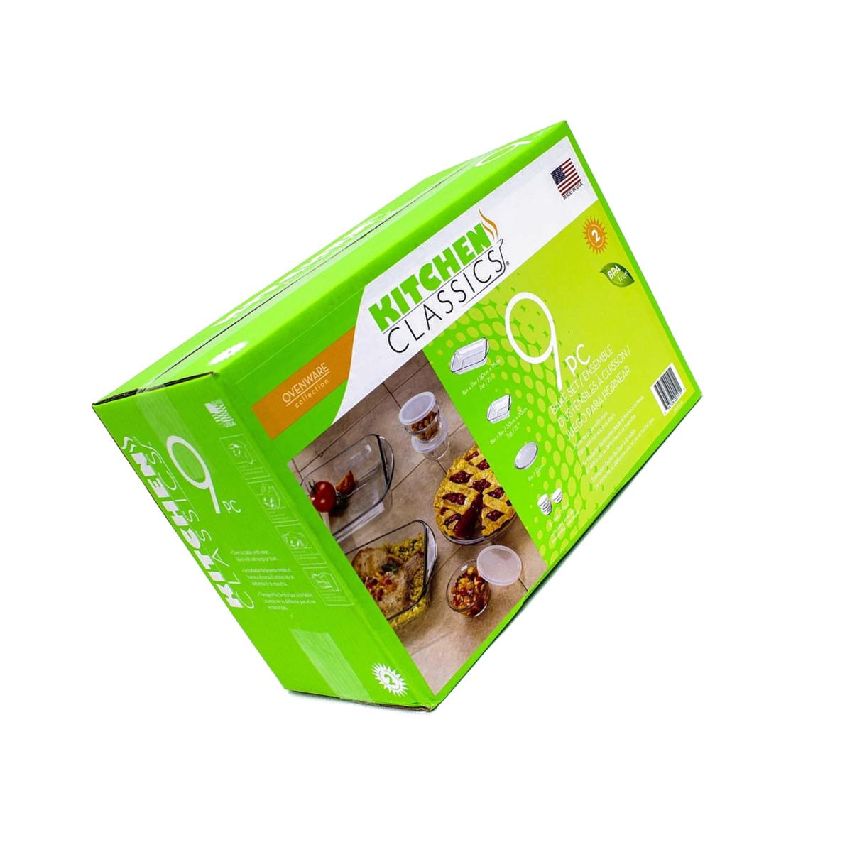 Picture of Libra Wholesale 6565345 Kitchen Classics Ovenware Collection Bake Set, Clear