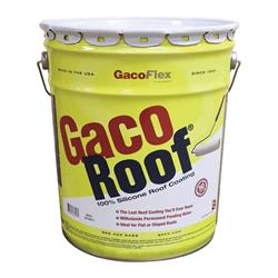 1765189 White Silicone Roof Coating, 5 Gal