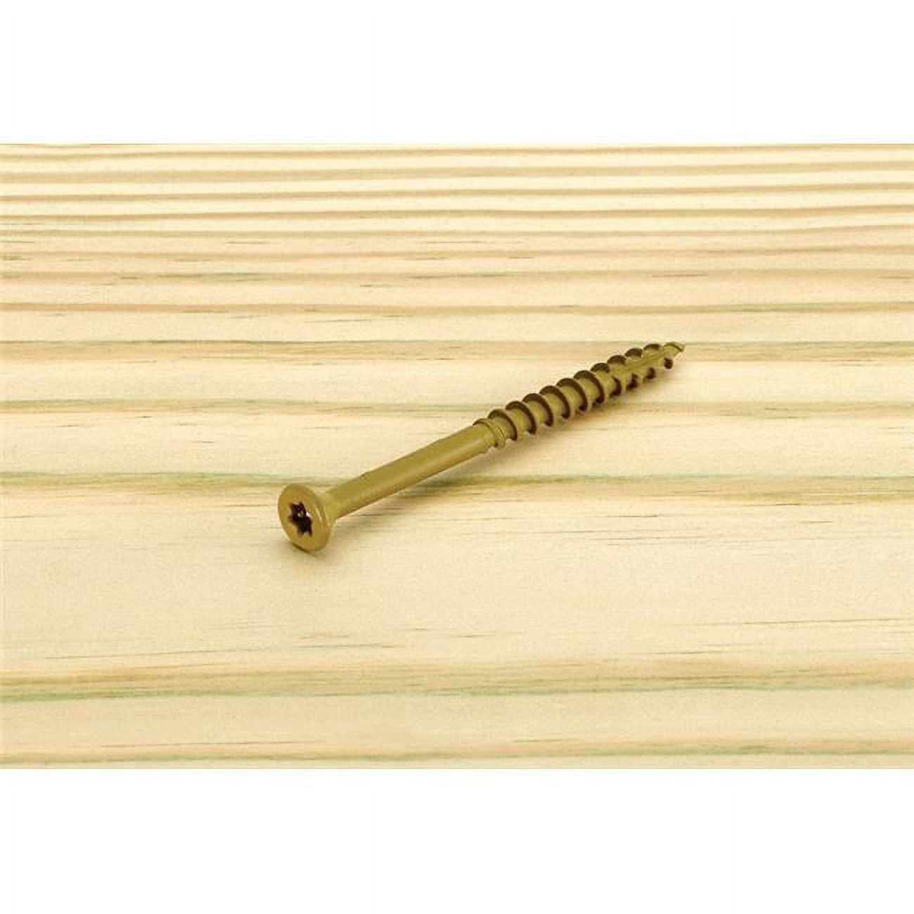 5001355 No.9 X 3 In. Star Flat Head Epoxy Coated Carbon Steel Deck Screws, Pack Of 2000