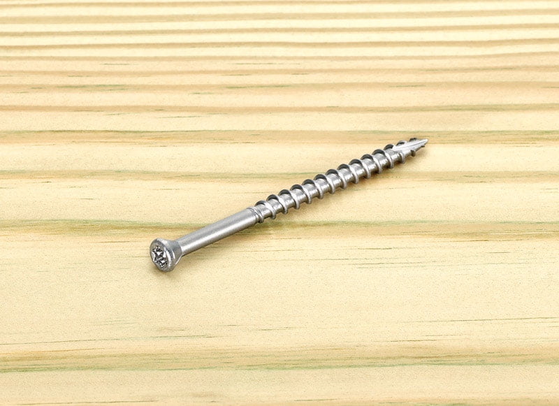 5001466 No.7 Clamshell Trim Coarse Deck Screws, Pack Of 75