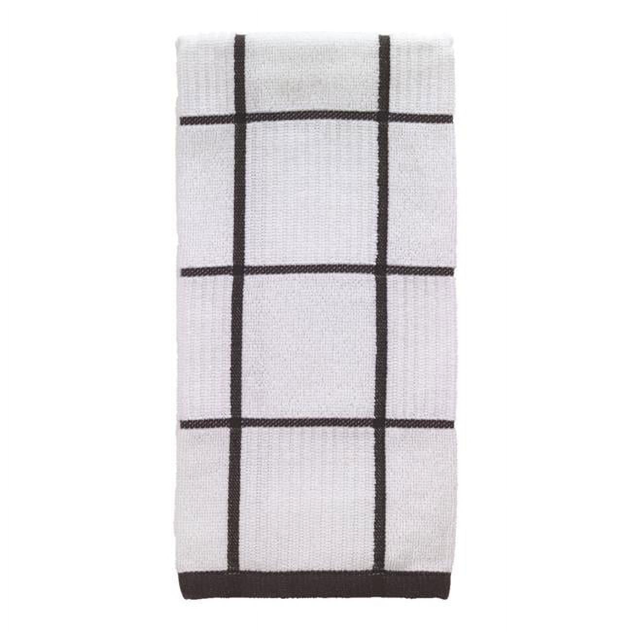 T-fal 6517536 Charcoal Cotton Kitchen Towel - Pack Of 6