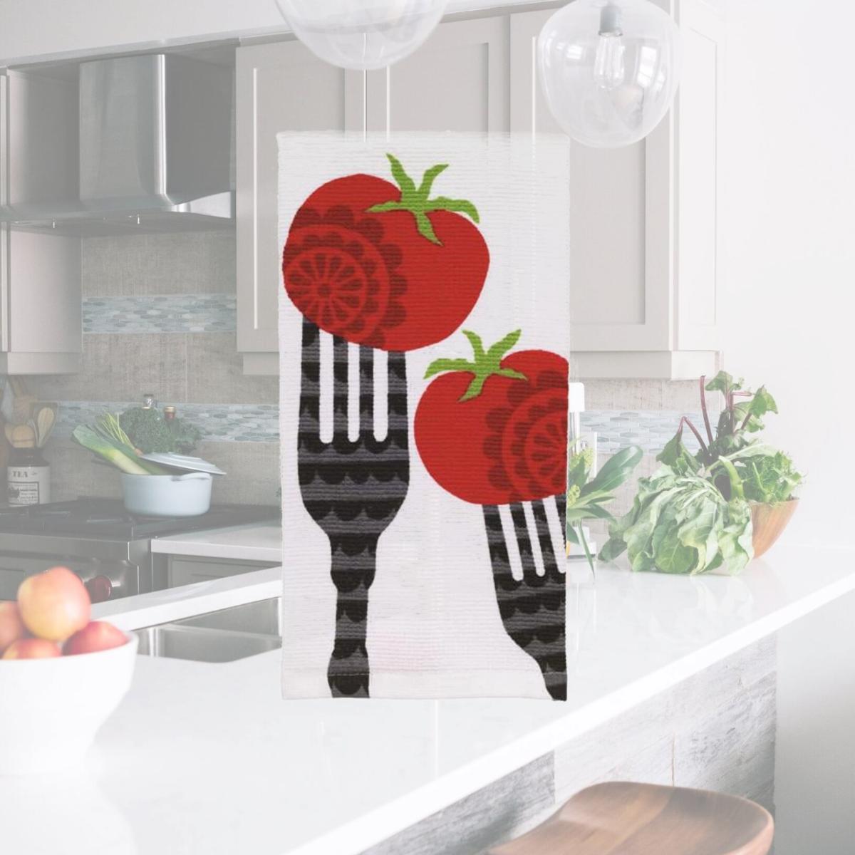 Picture of T-Fal 6517320 Multicolor Cotton Kitchen Towel - Pack of 6