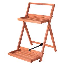 8017692 Brown Wood Plant Stand