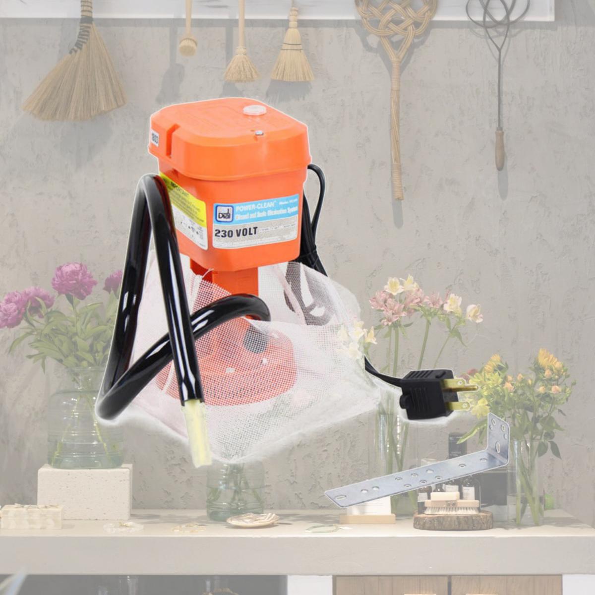 Picture of Dial Manufacturing 4000445 9.5 x 5.5 in. Power Clean Polypropylene Orange Evaporative Cooler Pump
