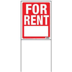 Hy-ko 5012301 42 X 15 In. English For Rent Wire Yard Sign, Pack Of 3