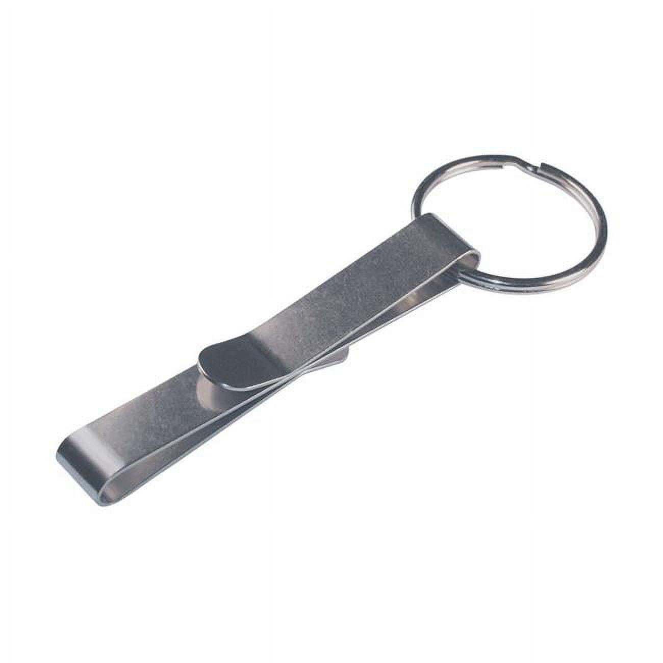 5969985 Metal Silver Belt Hooks & Pocket Key Chain - Pack Of 5