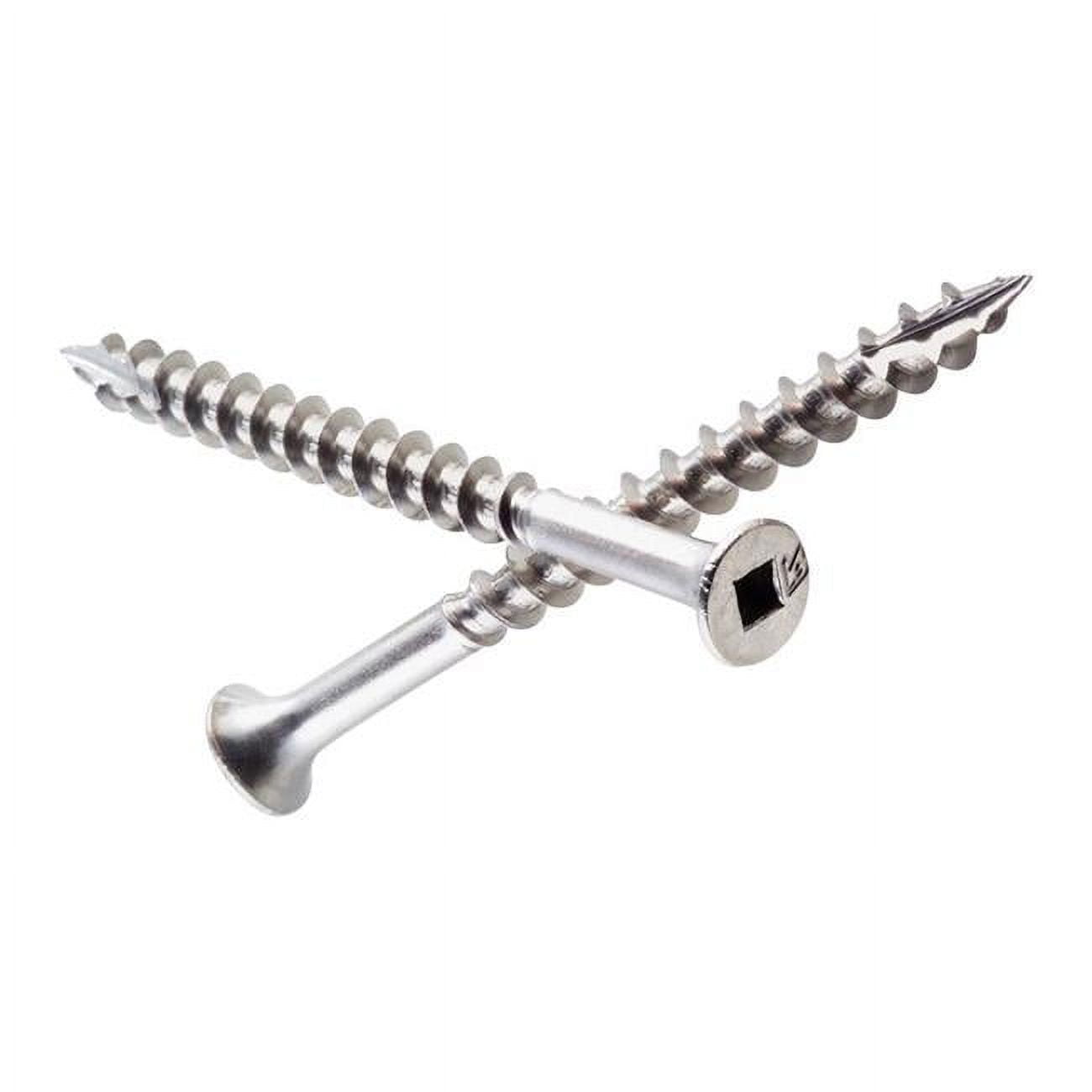 5007763 5 Lbs No.8 X 1.62 In. Square Bugle Head Stainless Steel Deck Screws, Pack Of 6