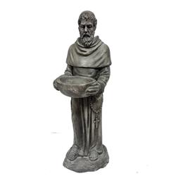 Infinity 8015773 22.44 In. Gray St. Francis Cement Statue, Pack Of 2