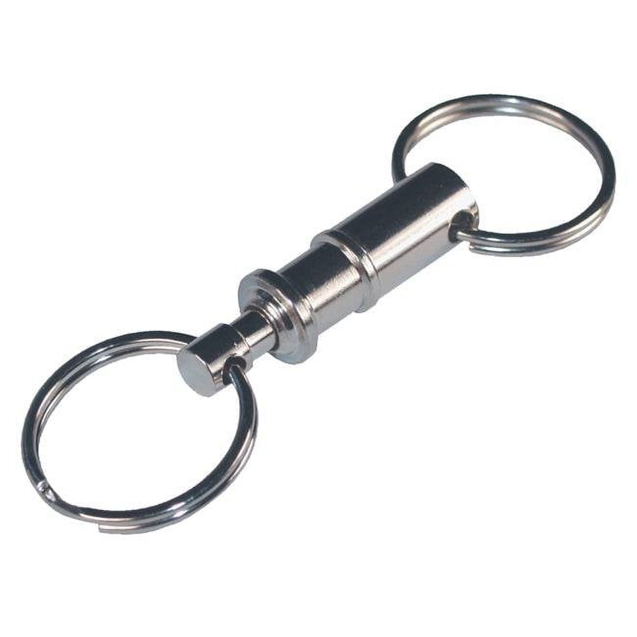 5970918 Metal Silver Valet Key Chain - Pack Of 50