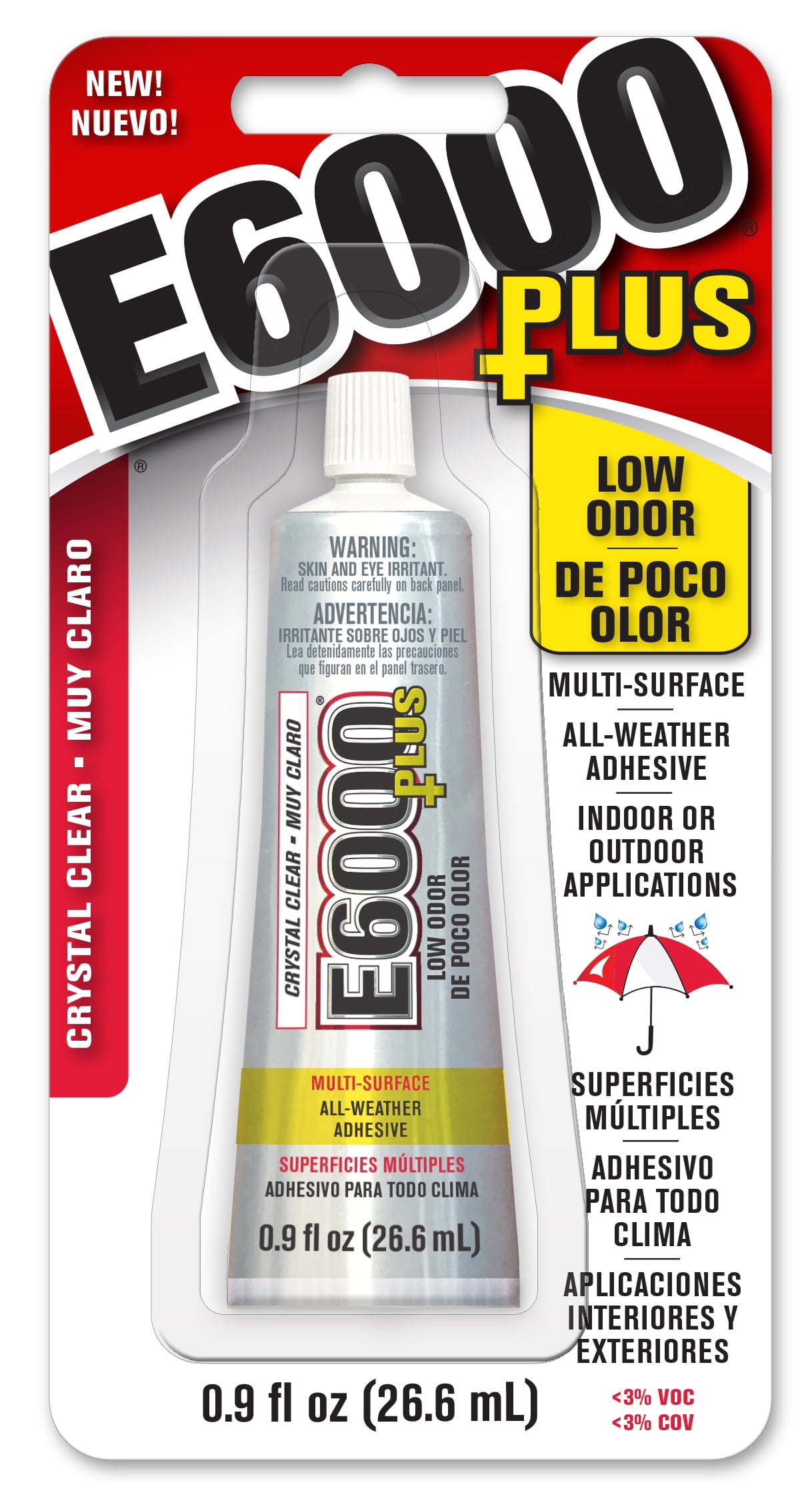 1000990 0.9 Oz All-weather Adhesive, Clear