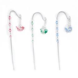 8016077 12 In. Iron Assorted Jeweled Plant Pick Outdoor Garden Stake - Pack Of 12