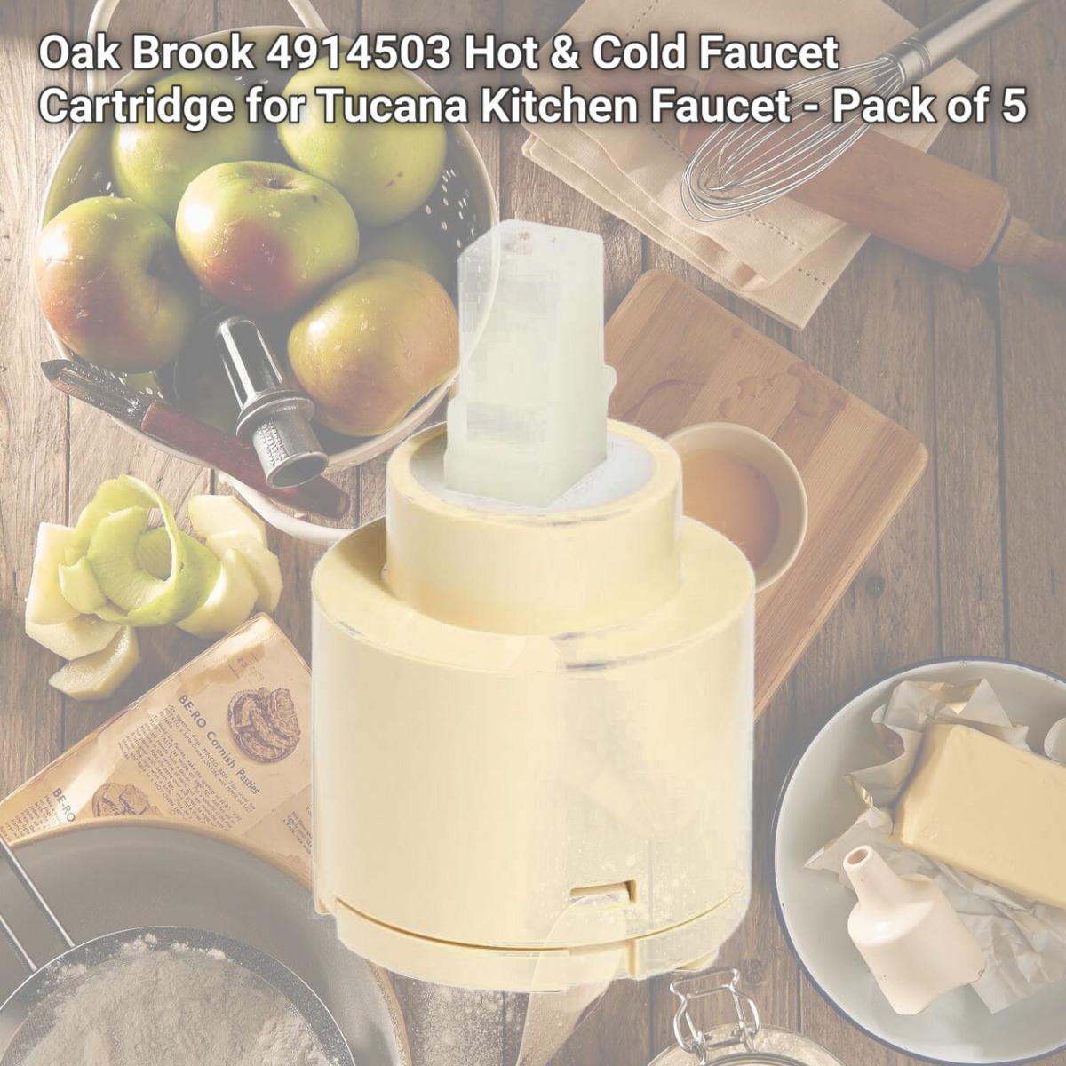 Picture of Oak Brook 4914503 Hot & Cold Faucet Cartridge for Tucana Kitchen Faucet - Pack of 5