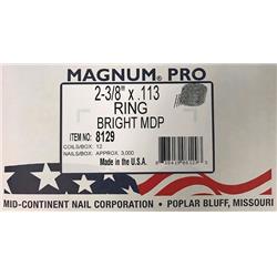 2847192 15 Deg Ring Shank Angled Coil Nails - 2.37 X 0.11 In. Dia. - Pack Of 3000