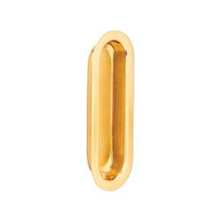 Ives 5002132 3.56 In. Bright Brass Flush Pull - Pack Of 10