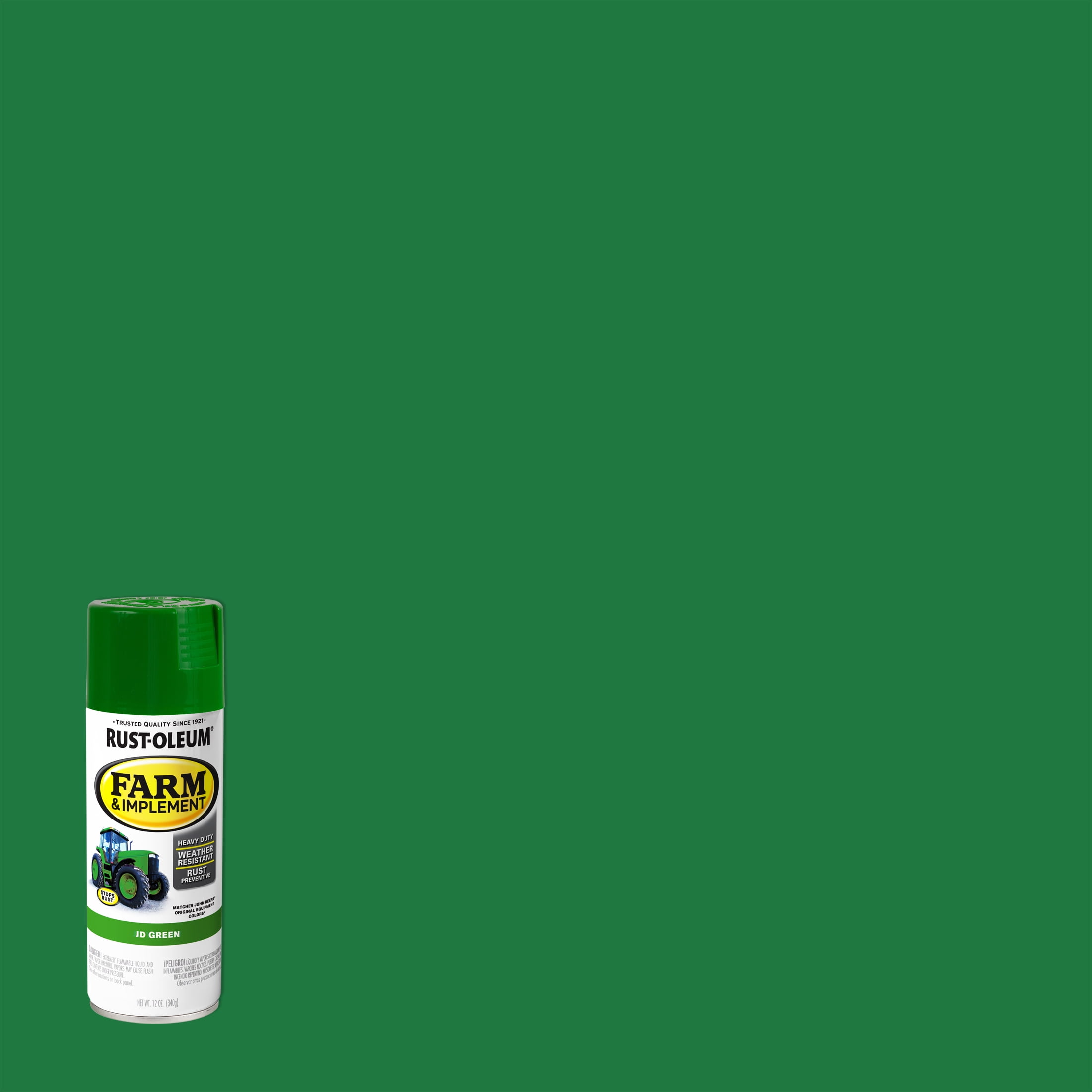1001831 12 Oz Specialty Farm & Implement Gloss John Deere Green Rust Prevention Paint - Pack Of 6