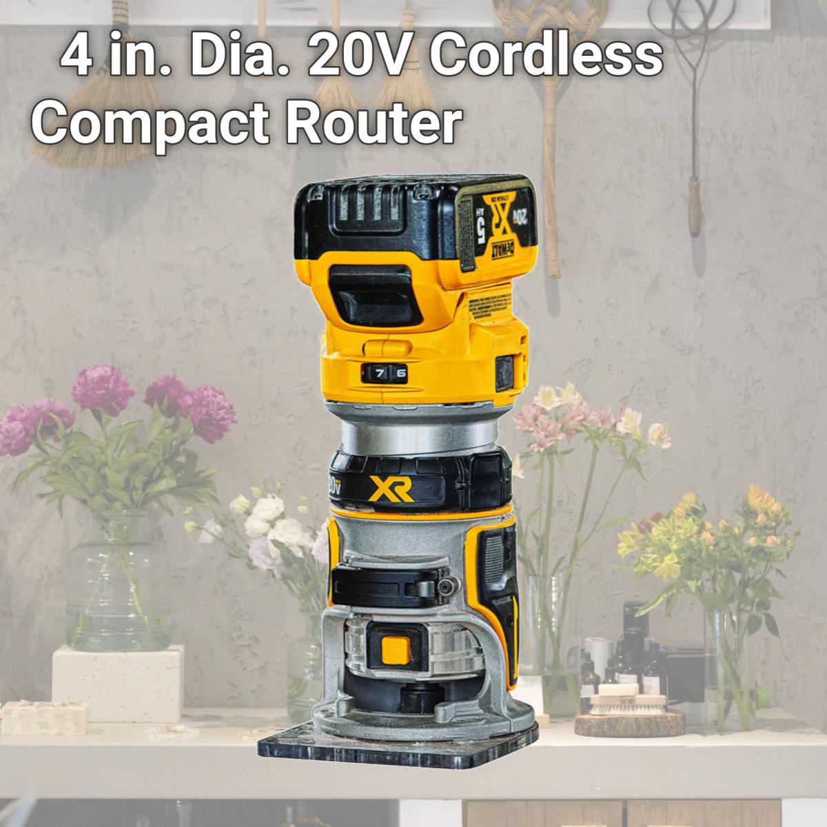 Picture of Dewalt 2881126 4 in. Dia. 20V Cordless Compact Router