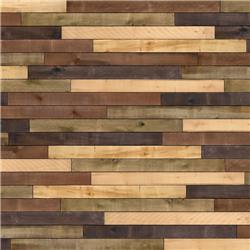 5011772 Weathered Wood Wall Boards, 1 X 4 X 48 In., Pack Of 8