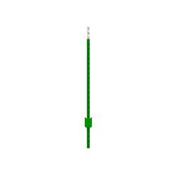 7801285 6.5 In. Powder Coated Green Steel Studded T-post - Case Of 5