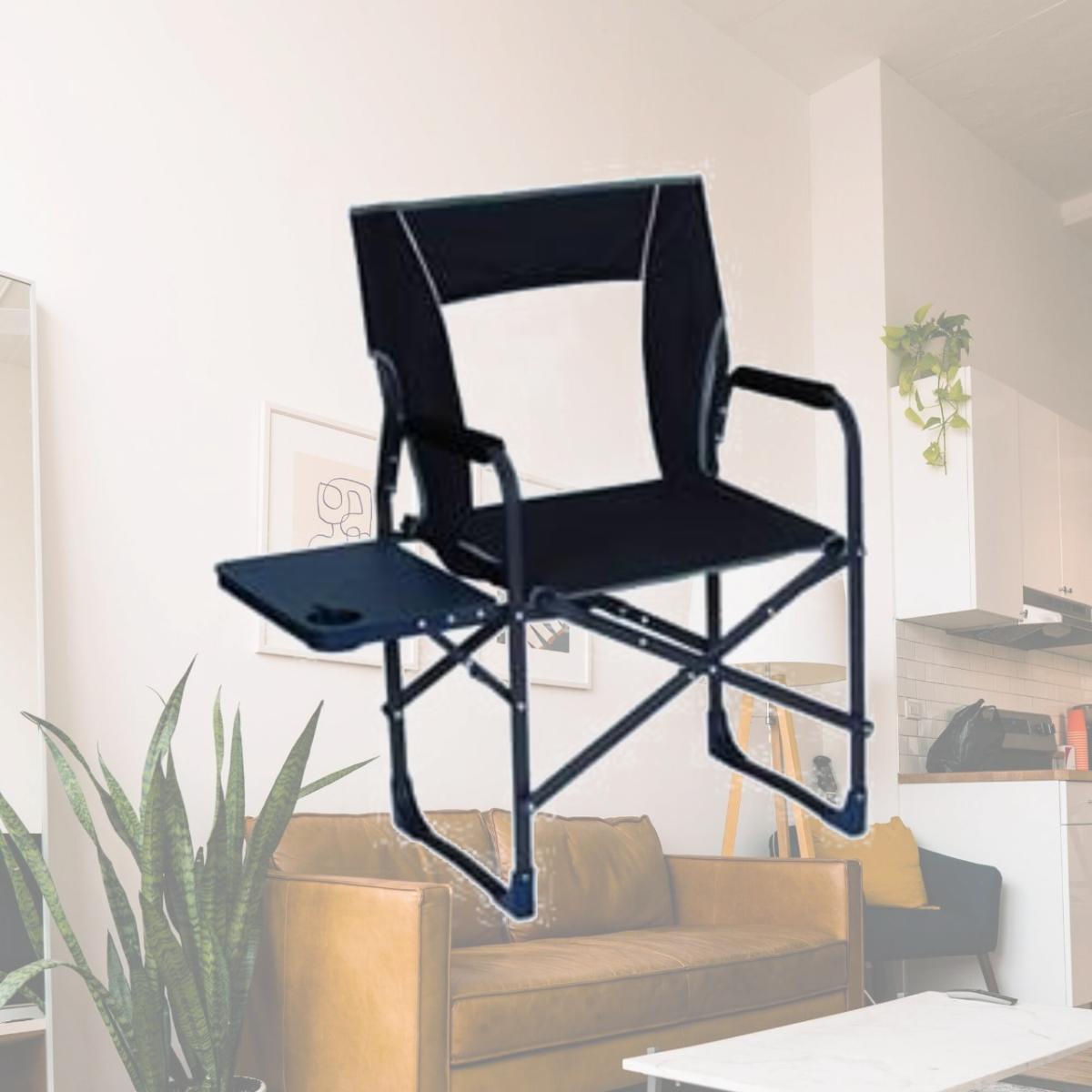 Picture of GCI Outdoor 8015007 Non-Branded Directors Folding Chair&#44; Black