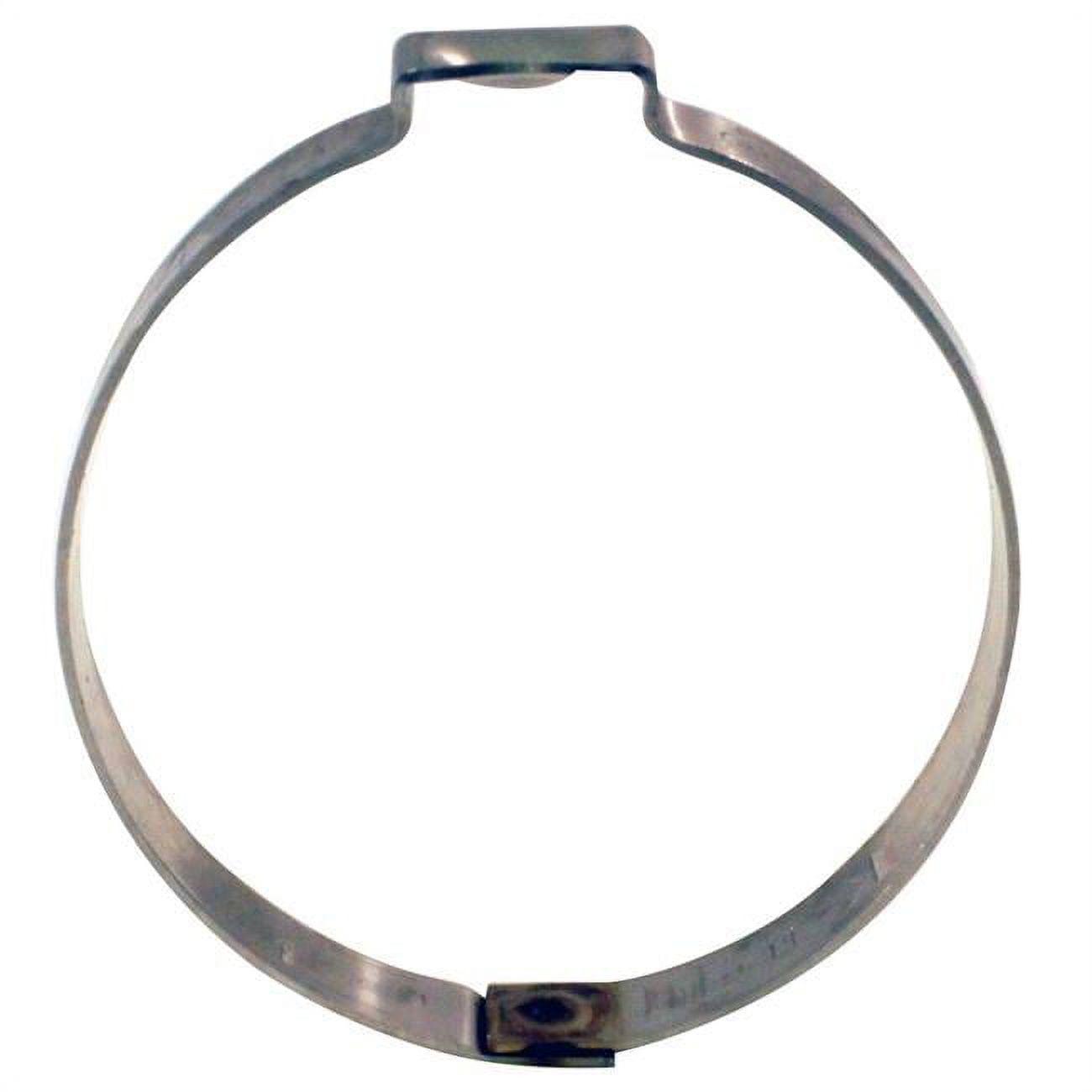 4000982 1 In. To 1 In. Stainless Steel Band Mulit-size Clamp Ring, Silver