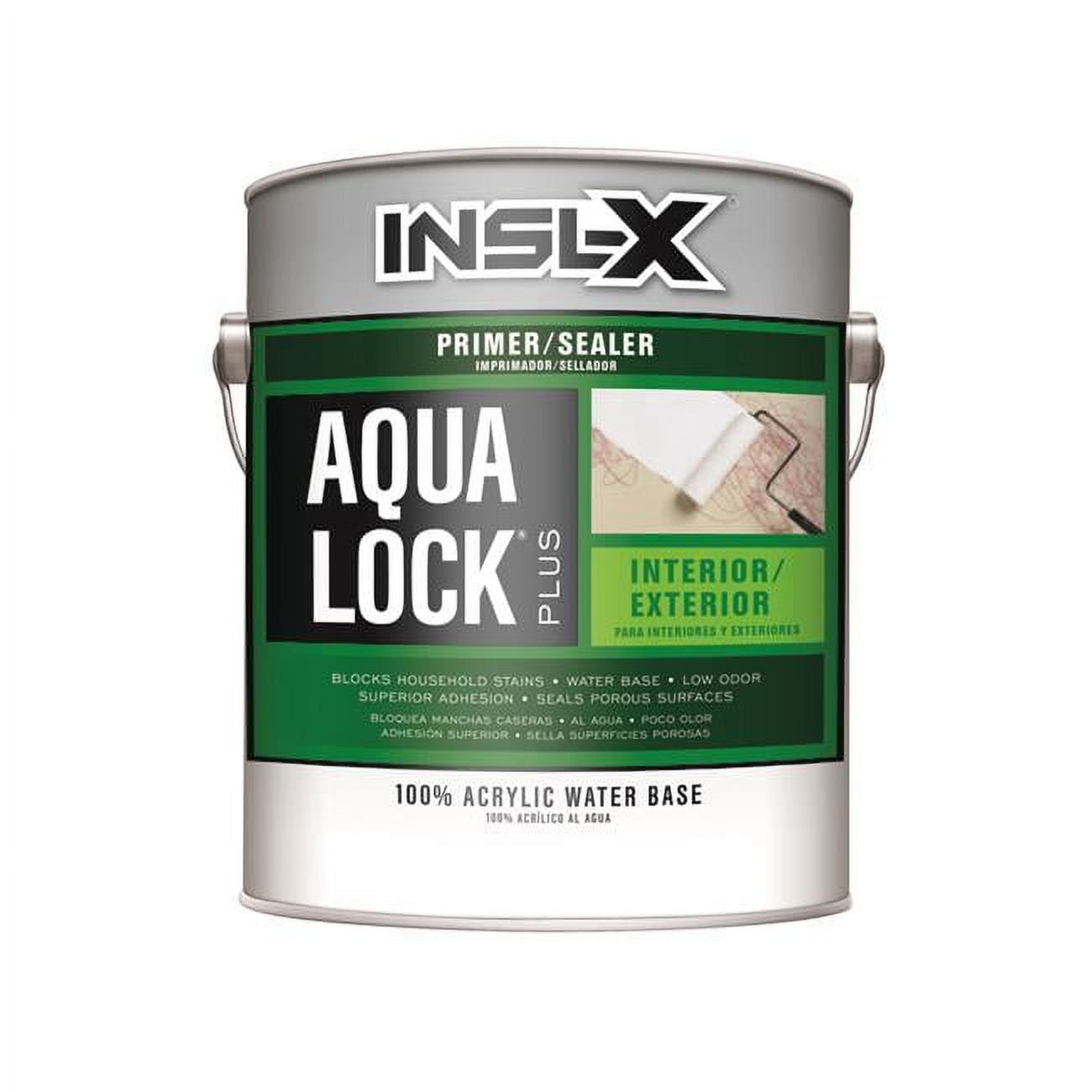 1003665 1 Gal Aqua Lock Plus Water-based Acrylic Primer & Sealer, Black - Case Of 4