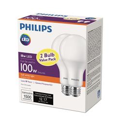3001865 100 Watt Equivalence A21 E26 Medium Led Bulb, Soft White - Pack Of 2