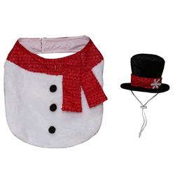 9016442 14.5 In. Polyester Christmas Snowman Pet Costume - Pack Of 12
