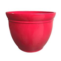 7623309 11.02 X 15 In. Kittredge Resin Traditional Planter, Red - Case Of 6