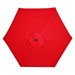 8497802 9 Ft. New Castle Tiltable Patio Umbrella, Red