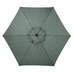 8797797 9 Ft. Tiltable Brookstone Patio Umbrella, Gray