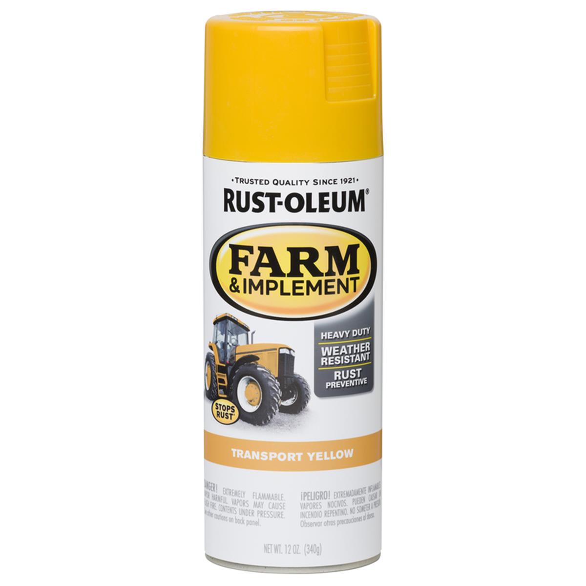 1002903 Specialty Farm & Implement Indoor & Outdoor Gloss Transport Yellow Rust Prevention Paint - Case Of 6