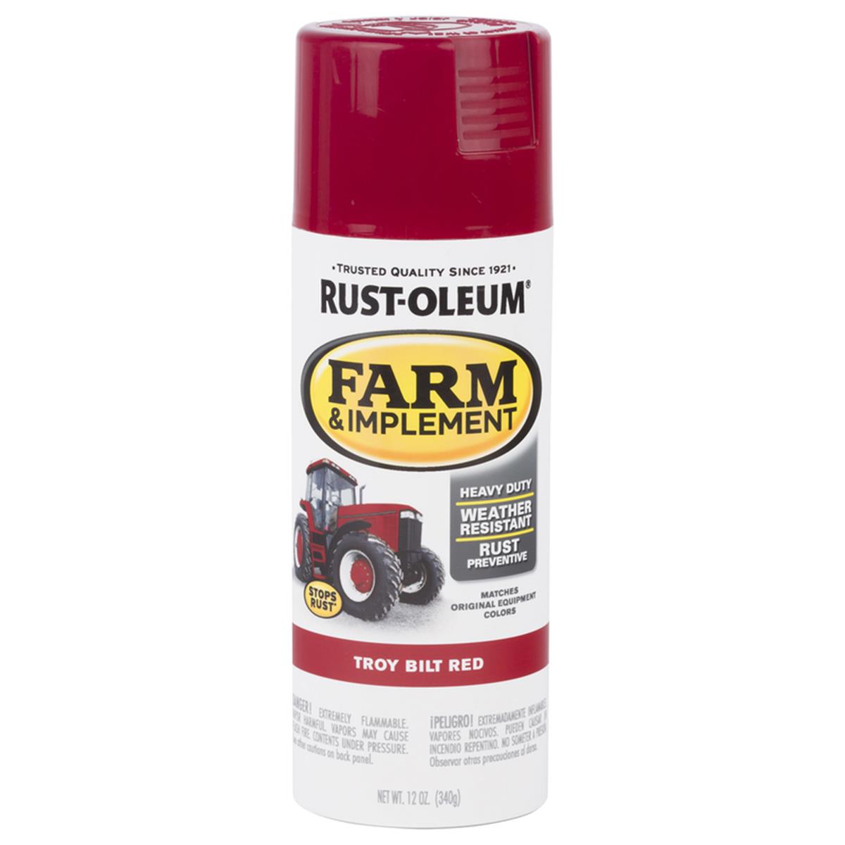1002900 Specialty Farm & Implement Indoor & Outdoor Gloss Troy Bilt Red Rust Prevention Paint - Case Of 6