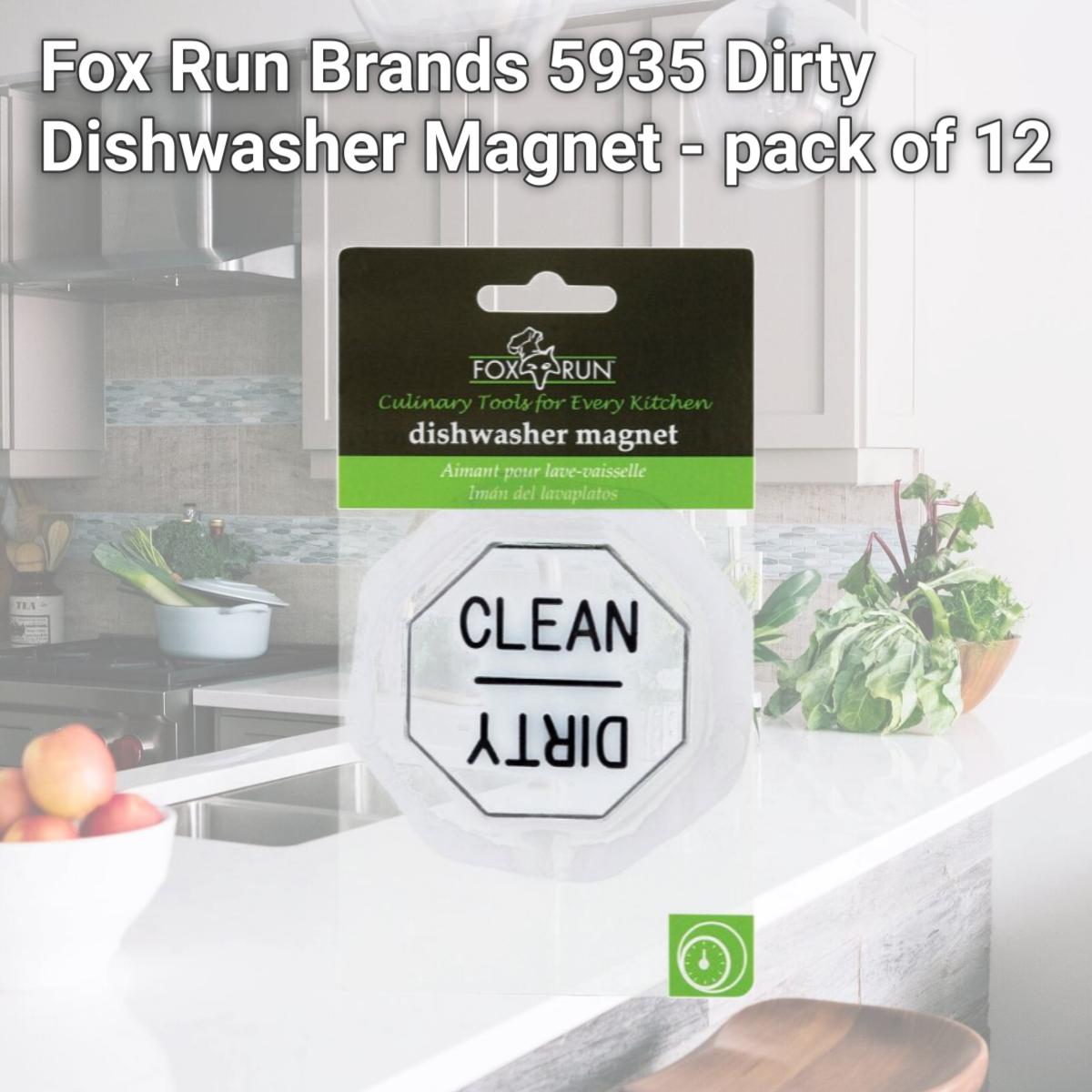Picture of Fox Run Brands 5935 Dirty Dishwasher Magnet - pack of 12