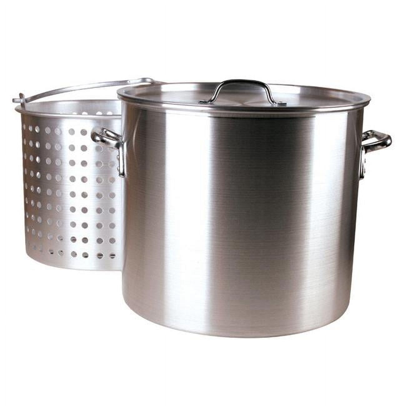 8298754 60 Qt. Aluminum Boiling Pot, Silver