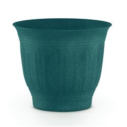 7004424 12 X 16 In. Dia. Polyresin Colonnade Planter, Green - Case Of 6