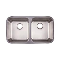 UPC 039487156955 product image for 4666509 32.5 x 18.5 in. Kindred Stainless Steel Undermount Two Bowls Kitchen Sin | upcitemdb.com