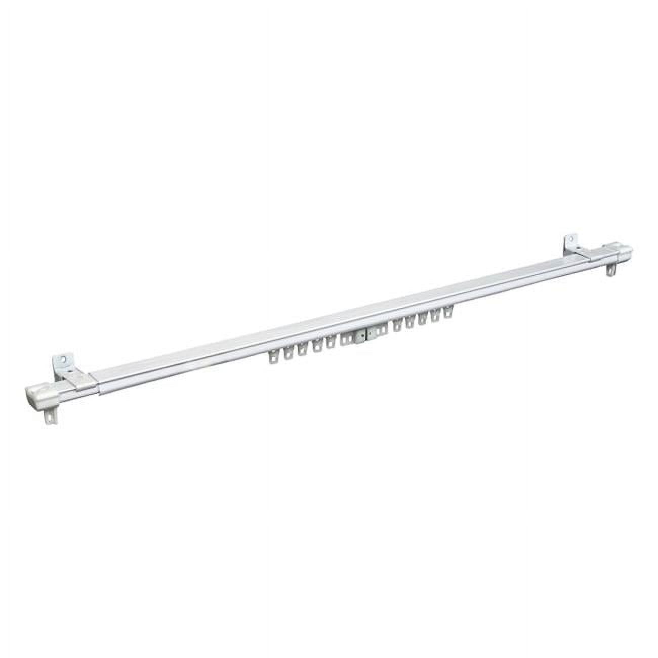 6799746 40 X 78 In. White Traverse Curtain Rod - Case Of 6