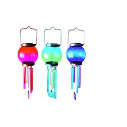 8887044 16.93 In. Glass Ball & Jar Wind Chime, Assorted Color - Case Of 24