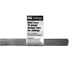 5112859 0.062 X 0.062 In. Donn Brand Galvanized Steel Ceiling Grid Tie Wire - Pack Of 50 - Case Of 50