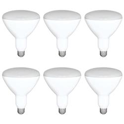 3001226 65 Watt Equivalence Br30 E26 Medium Led Bulb, Soft White - Pack Of 6